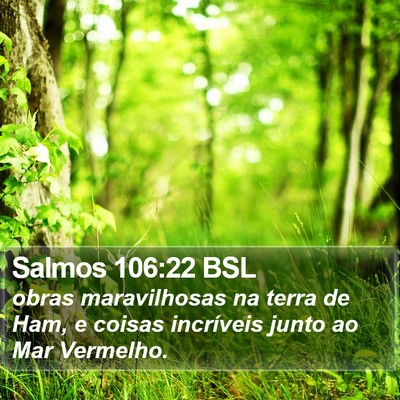 Salmos 106:22 BSL Bible Verse Image
