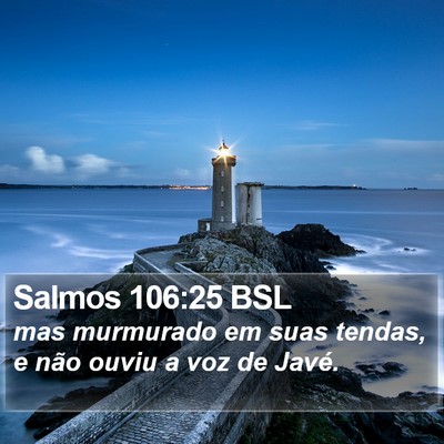Salmos 106:25 BSL Bible Verse Image
