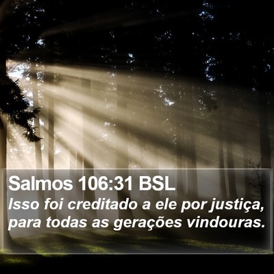 Salmos 106:31 BSL Bible Verse Image