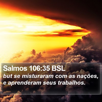 Salmos 106:35 BSL Bible Verse Image