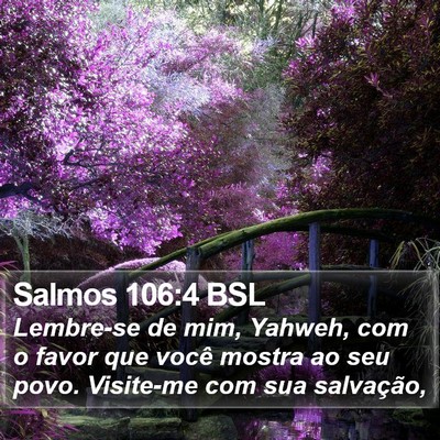 Salmos 106:4 BSL Bible Verse Image
