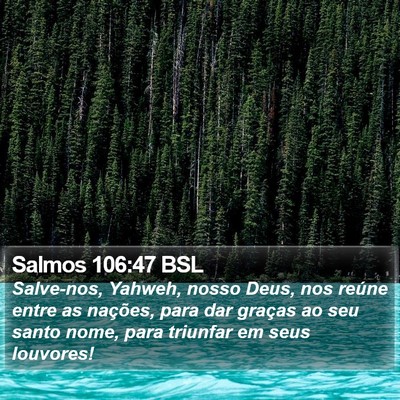 Salmos 106:47 BSL Bible Verse Image