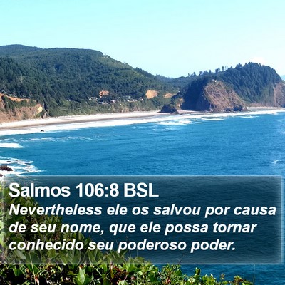 Salmos 106:8 BSL Bible Verse Image