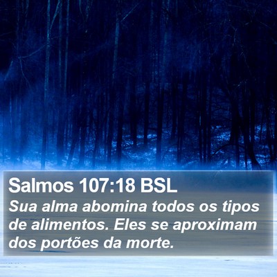 Salmos 107:18 BSL Bible Verse Image