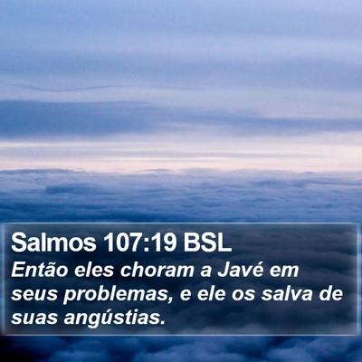 Salmos 107:19 BSL Bible Verse Image