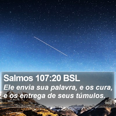 Salmos 107:20 BSL Bible Verse Image