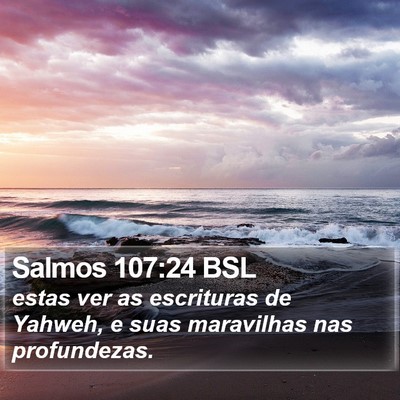 Salmos 107:24 BSL Bible Verse Image