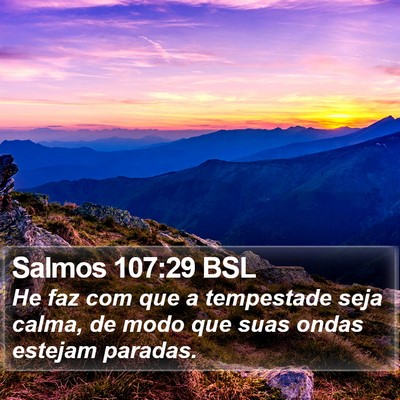 Salmos 107:29 BSL Bible Verse Image