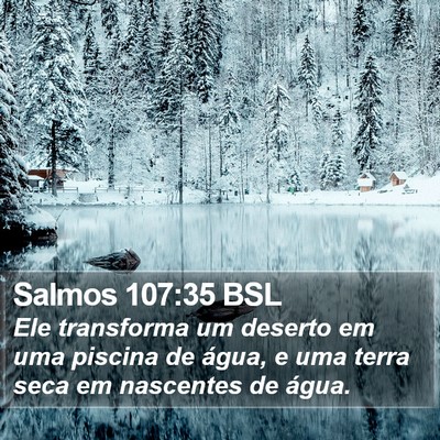 Salmos 107:35 BSL Bible Verse Image