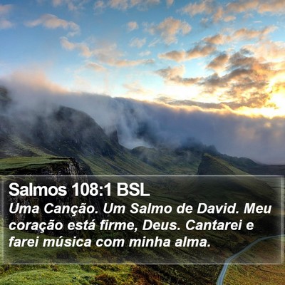 Salmos 108:1 BSL Bible Verse Image