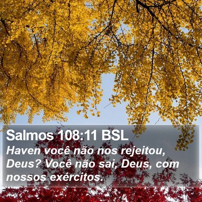 Salmos 108:11 BSL Bible Verse Image