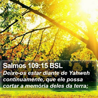 Salmos 109:15 BSL Bible Verse Image