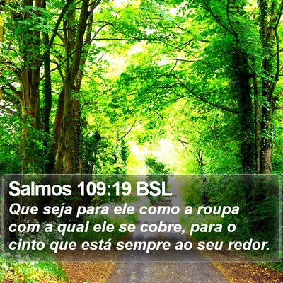 Salmos 109:19 BSL Bible Verse Image