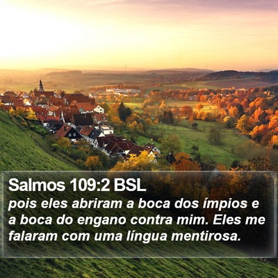 Salmos 109:2 BSL Bible Verse Image