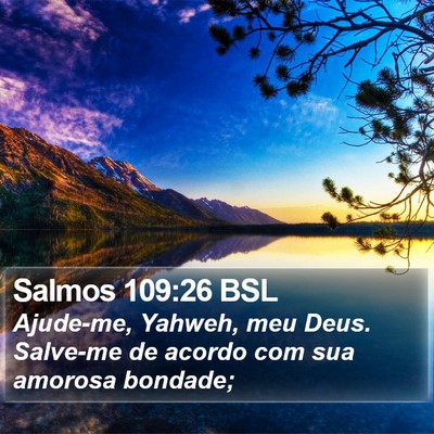 Salmos 109:26 BSL Bible Verse Image