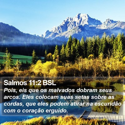 Salmos 11:2 BSL Bible Verse Image