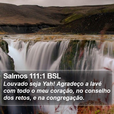 Salmos 111:1 BSL Bible Verse Image