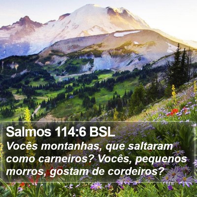 Salmos 114:6 BSL Bible Verse Image