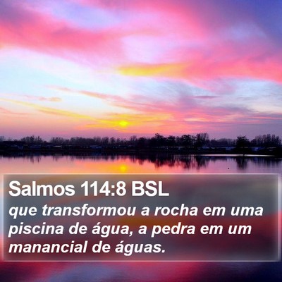Salmos 114:8 BSL Bible Verse Image