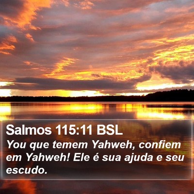 Salmos 115:11 BSL Bible Verse Image