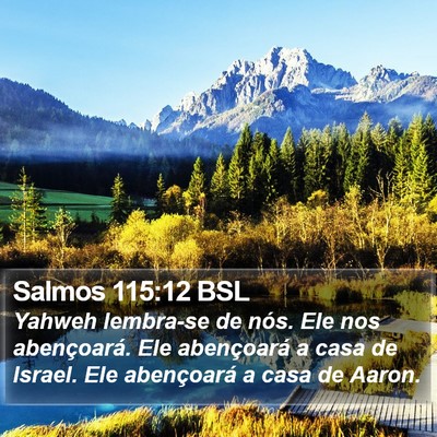 Salmos 115:12 BSL Bible Verse Image