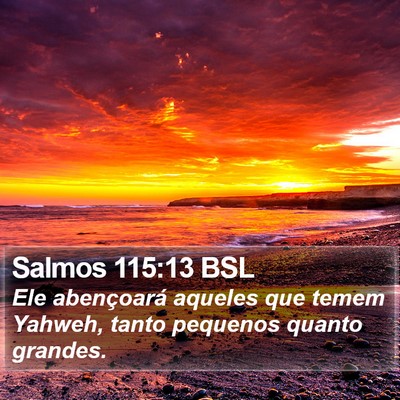 Salmos 115:13 BSL Bible Verse Image
