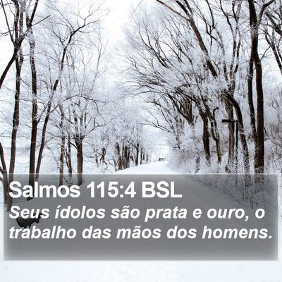Salmos 115:4 BSL Bible Verse Image