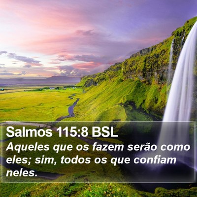 Salmos 115:8 BSL Bible Verse Image