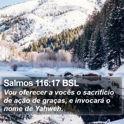 Salmos 116:17 BSL Bible Verse Image