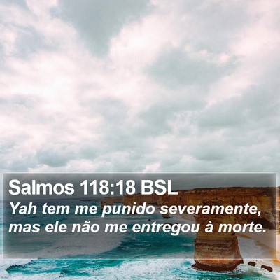 Salmos 118:18 BSL Bible Verse Image