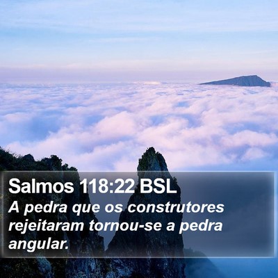 Salmos 118:22 BSL Bible Verse Image