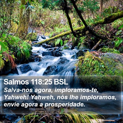 Salmos 118:25 BSL Bible Verse Image
