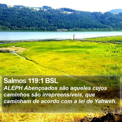 Salmos 119:1 BSL Bible Verse Image