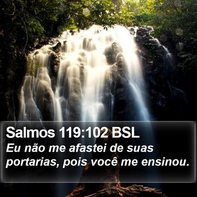 Salmos 119:102 BSL Bible Verse Image