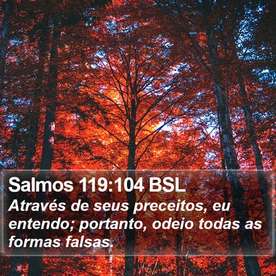 Salmos 119:104 BSL Bible Verse Image