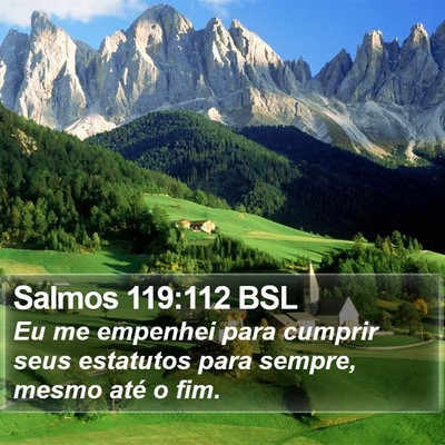 Salmos 119:112 BSL Bible Verse Image