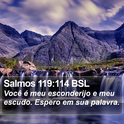 Salmos 119:114 BSL Bible Verse Image