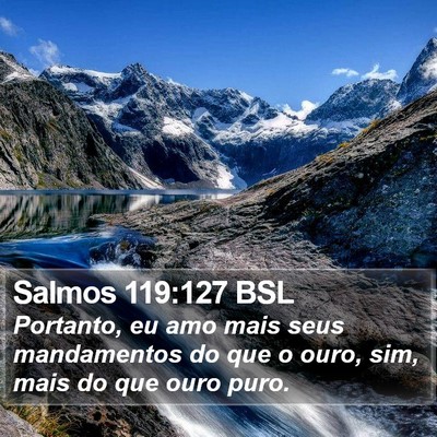 Salmos 119:127 BSL Bible Verse Image