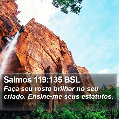 Salmos 119:135 BSL Bible Verse Image