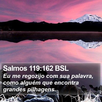 Salmos 119:162 BSL Bible Verse Image