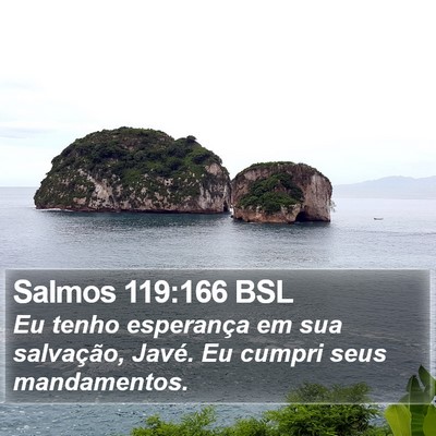 Salmos 119:166 BSL Bible Verse Image