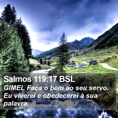 Salmos 119:17 BSL Bible Verse Image