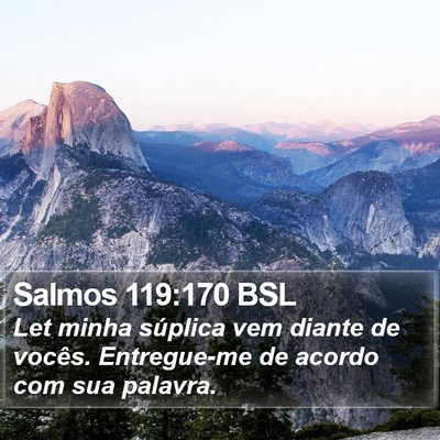 Salmos 119:170 BSL Bible Verse Image