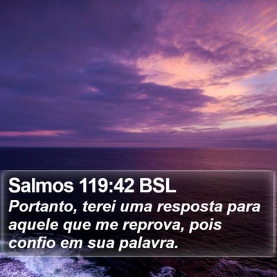 Salmos 119:42 BSL Bible Verse Image