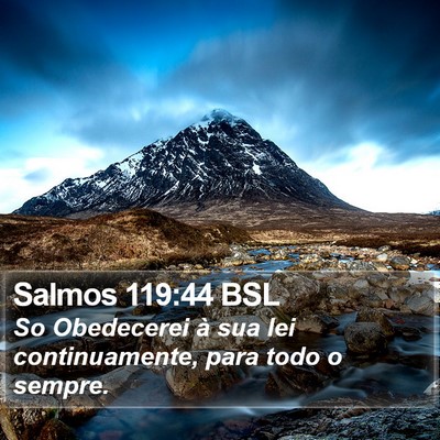 Salmos 119:44 BSL Bible Verse Image