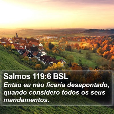 Salmos 119:6 BSL Bible Verse Image