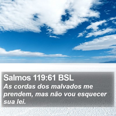 Salmos 119:61 BSL Bible Verse Image