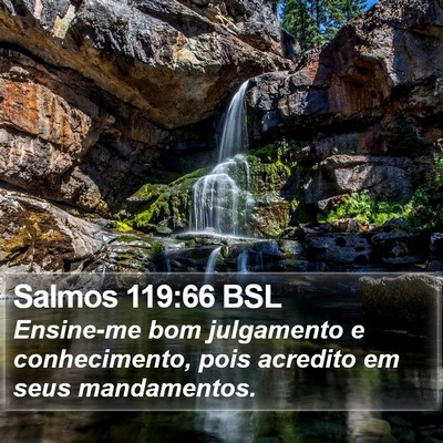 Salmos 119:66 BSL Bible Verse Image