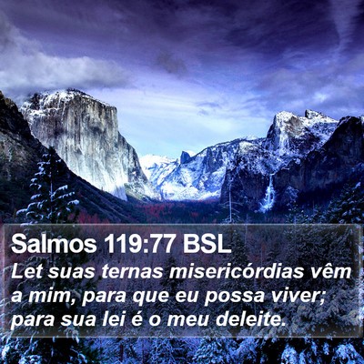 Salmos 119:77 BSL Bible Verse Image