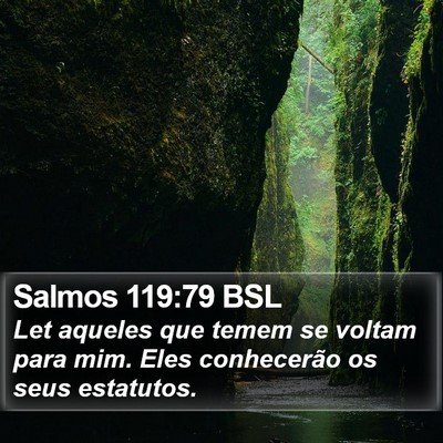 Salmos 119:79 BSL Bible Verse Image